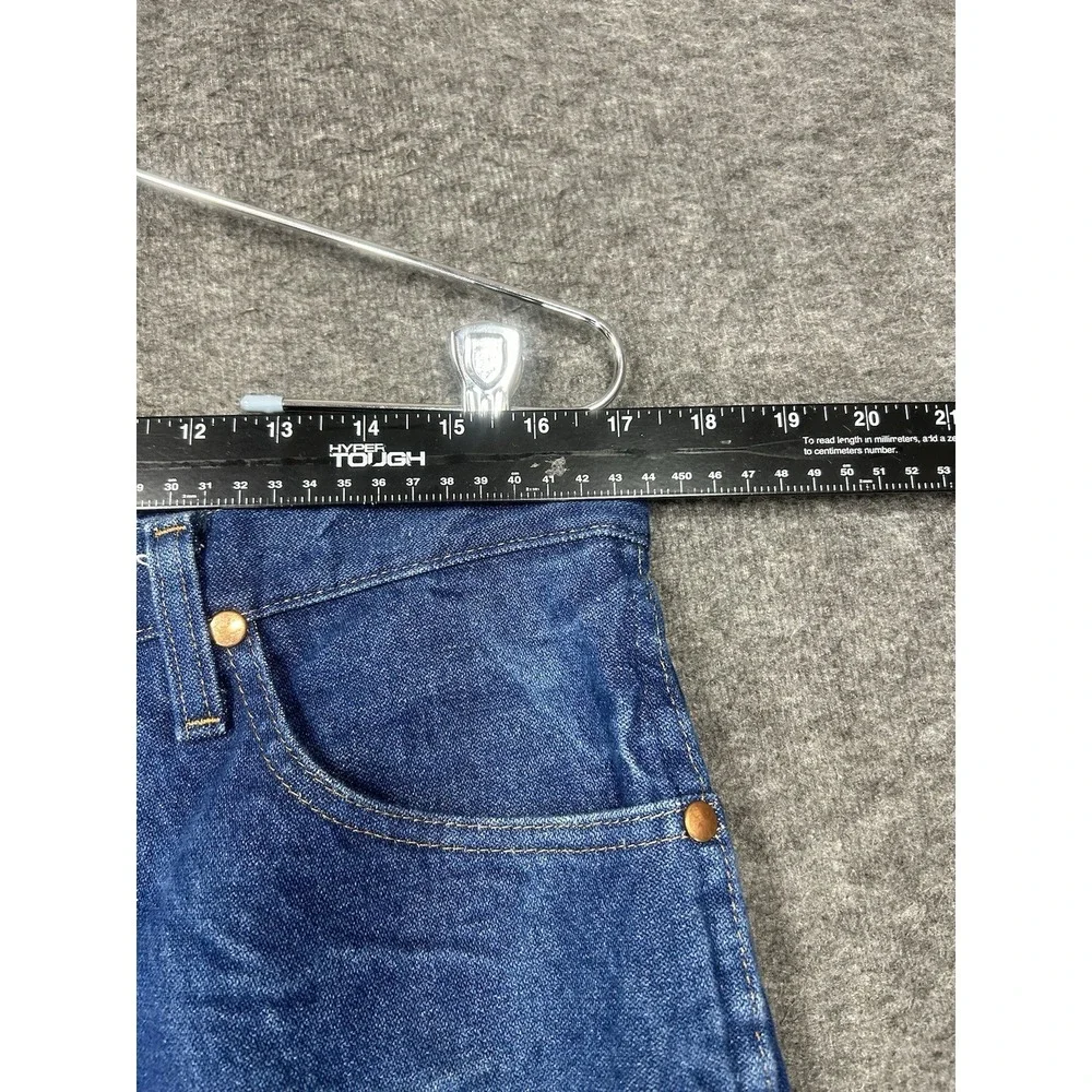 Vintage Wrangler Jeans Mens 34x32‎ Blue 13MWZ Denim Faded Marbling Western Rodeo